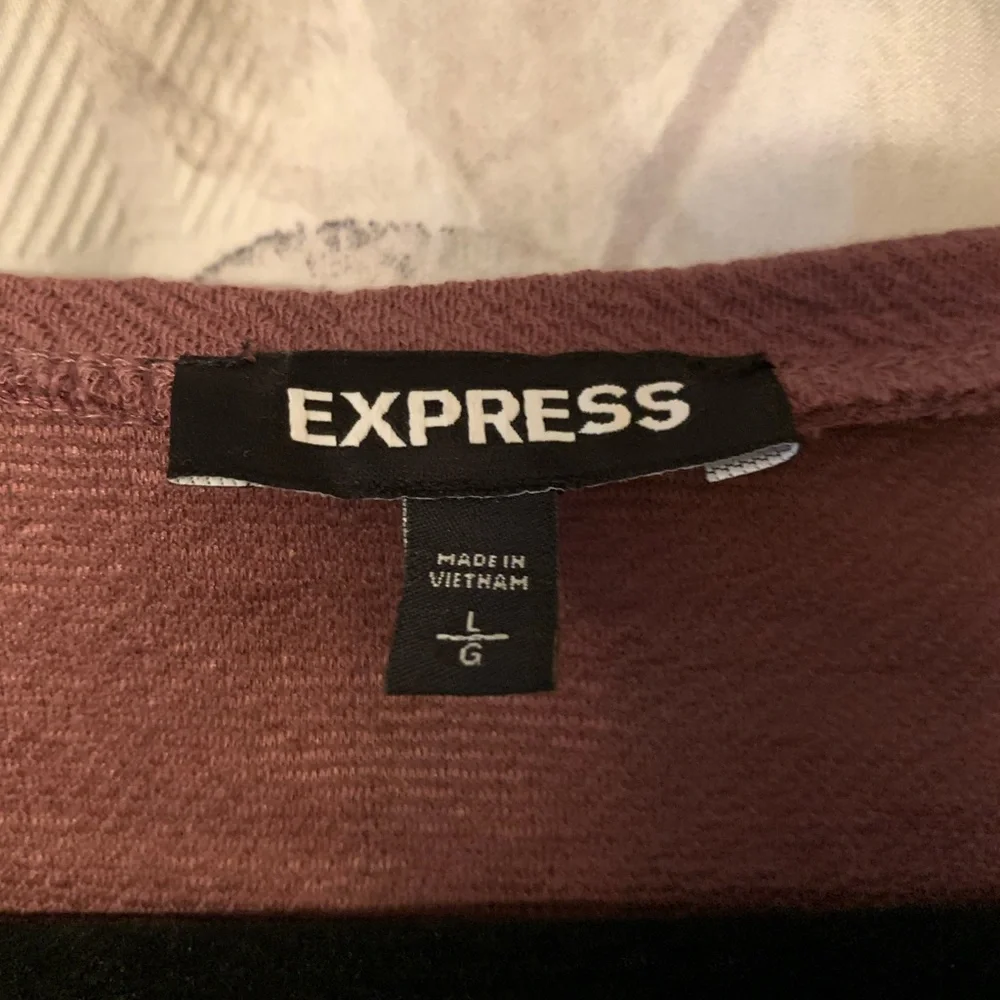 Express Tops:Express Top Pink Half Bell Sleeve Color: Dusty Rose Size: L